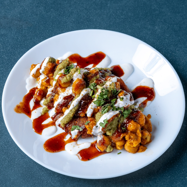 Alu Tikki Chaat.